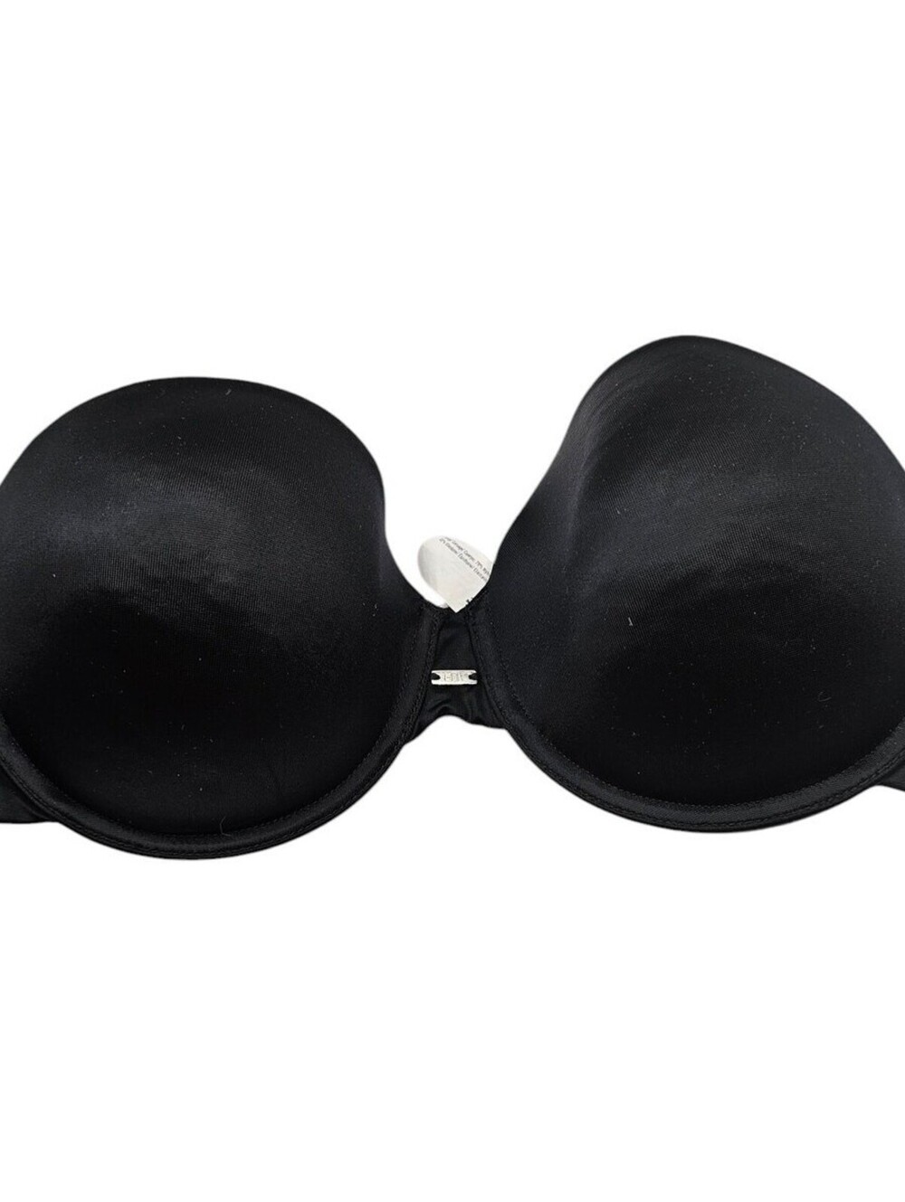 Self Expressions by Maidenform Sz 36C Strapless Plunge Bra Solid Black